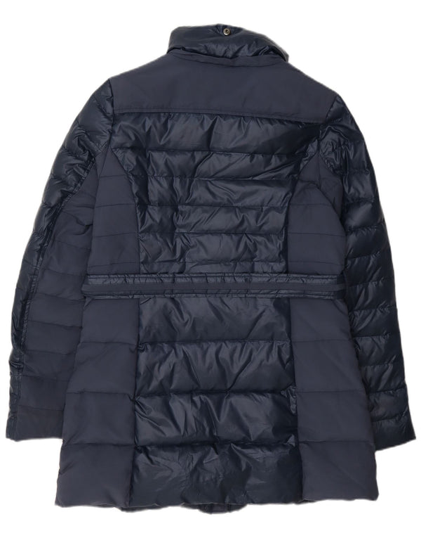 Refrigue Damen Wattierter Mantel UK 14 Large Marineblau Polyester