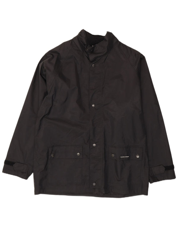 Tucano Urbano Herren Regenjacke UK 42 XL Schwarz Nylon