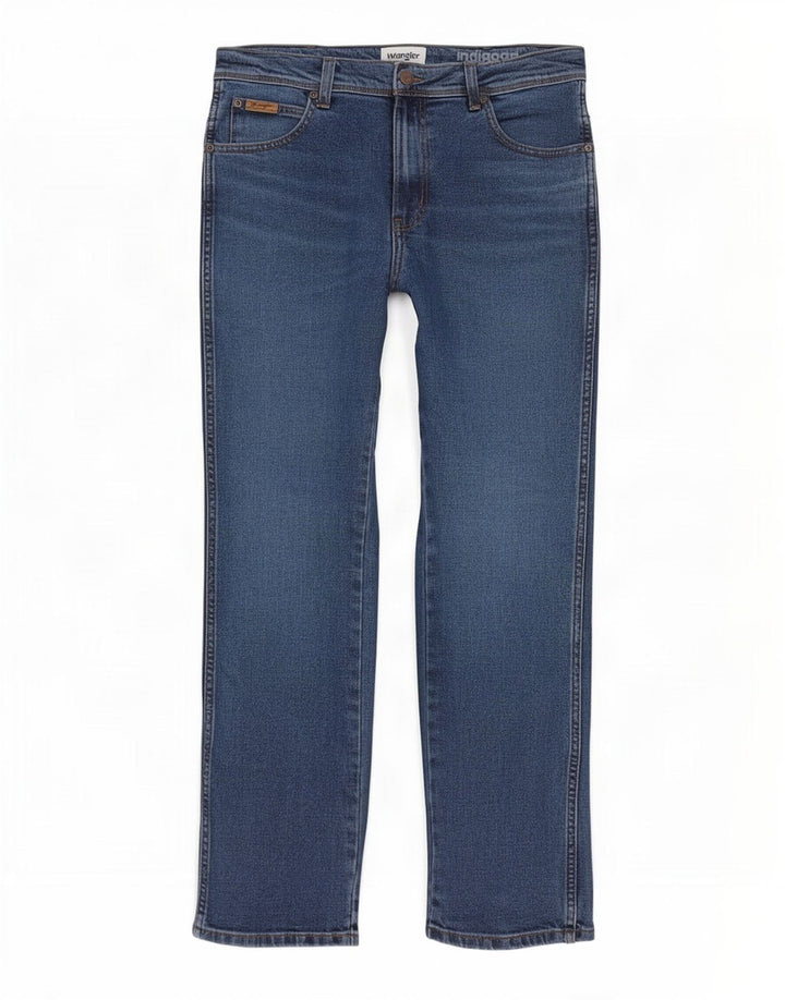 Wrangler Herren Texas Slim Jeans W32 L32 Blaue Baumwolle