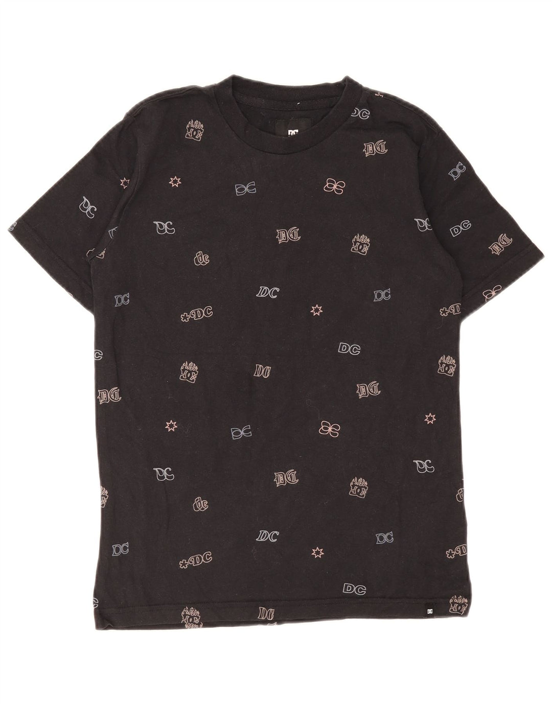 DC T-Shirt mit Grafik für Jungen, 13–14 Jahre, Größe L, schwarze Baumwolle