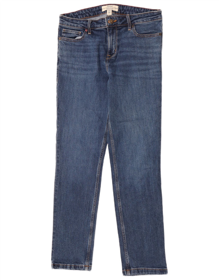 White Stuff Damen Straight Jeans UK 12 Medium W30 L30 Blaue Baumwolle