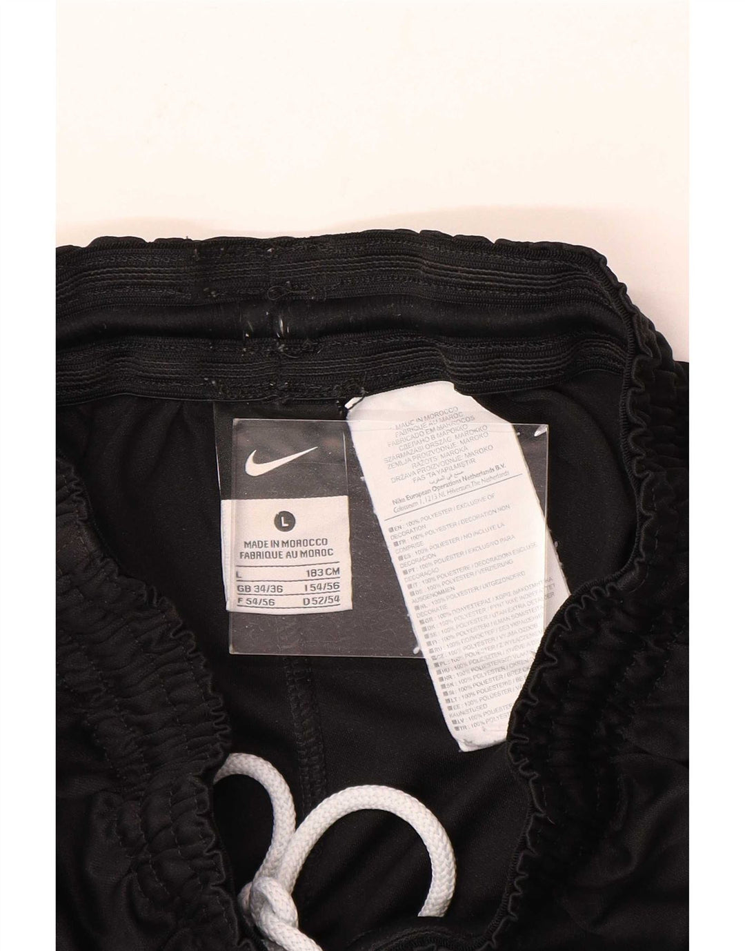 Nike Herren Dri Fit Sportshorts, groß, aus schwarzem Polyester
