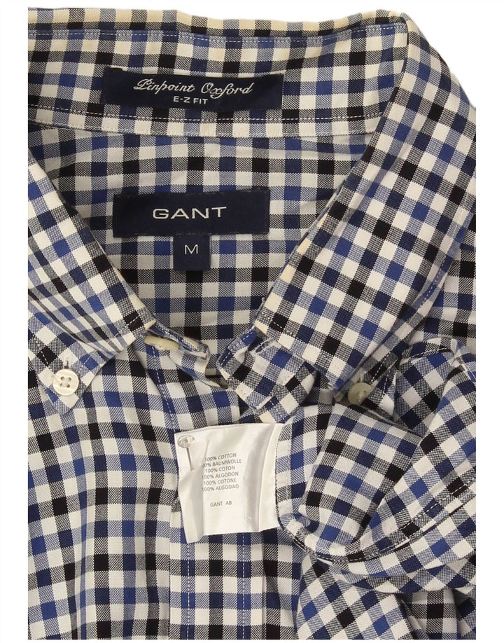 Gant Herren E-Z Fit Hemd aus mehrfarbiger Gingham-Baumwolle in mittlerer Größe