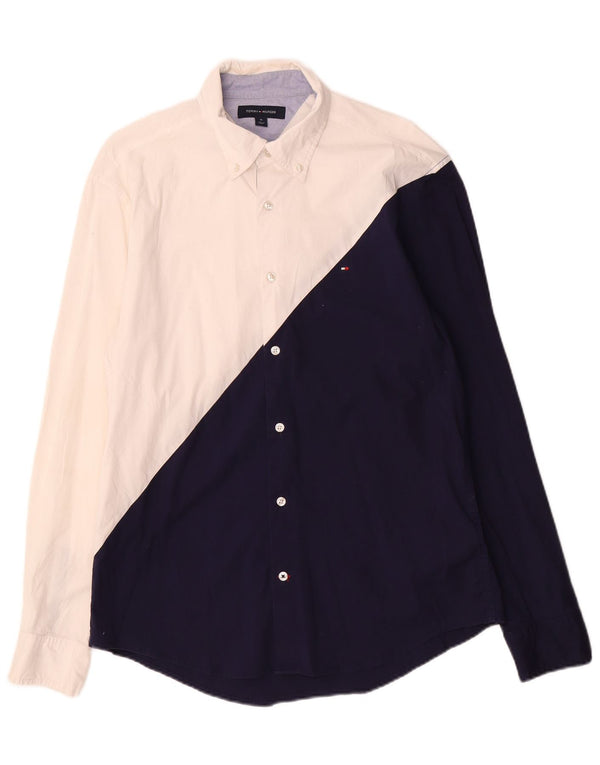 Tommy Hilfiger Herrenhemd Medium White Colourblock
