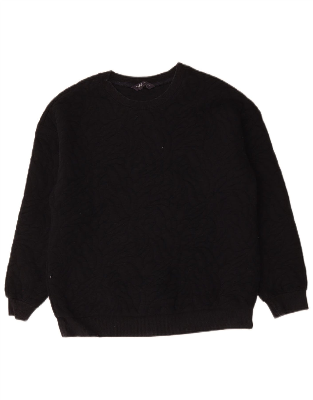 Marks & Spencer Damen-Sweatshirt in Übergröße, Gr. 10, Marineblau