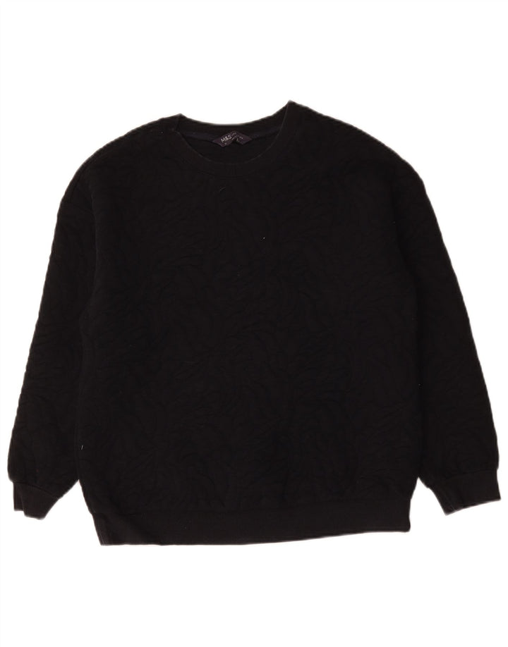 Marks & Spencer Damen-Sweatshirt in Übergröße, Gr. 10, Marineblau