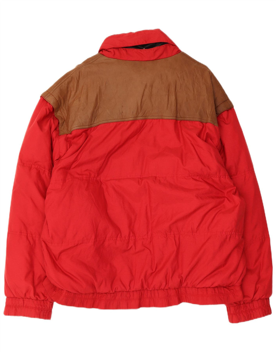 Daniel Hechter Herren Wattierte Jacke IT 52 XL Rot Colourblock Polyamid