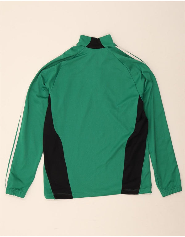 Adidas Herren Climacool Pullover-Trainingsanzug-Oberteil, mittelgrün, Farbblock