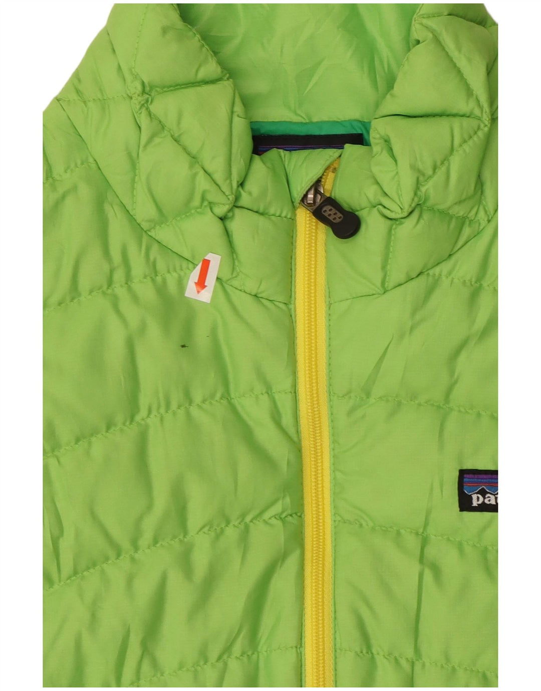 Patagonia Damen Wattierte Weste UK 10 Small Grün Polyester