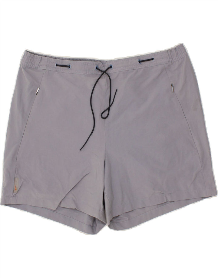 NIKE Womens Sport Shorts US 12/14 Large Blue Nylon Vintage Nike and Second-Hand Nike from Messina Hembry 