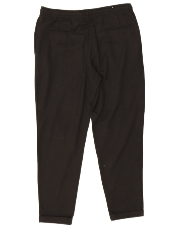 Zara Herren Tapered Chino-Hose, Größe L, W32, L28, Schwarz, Polyester