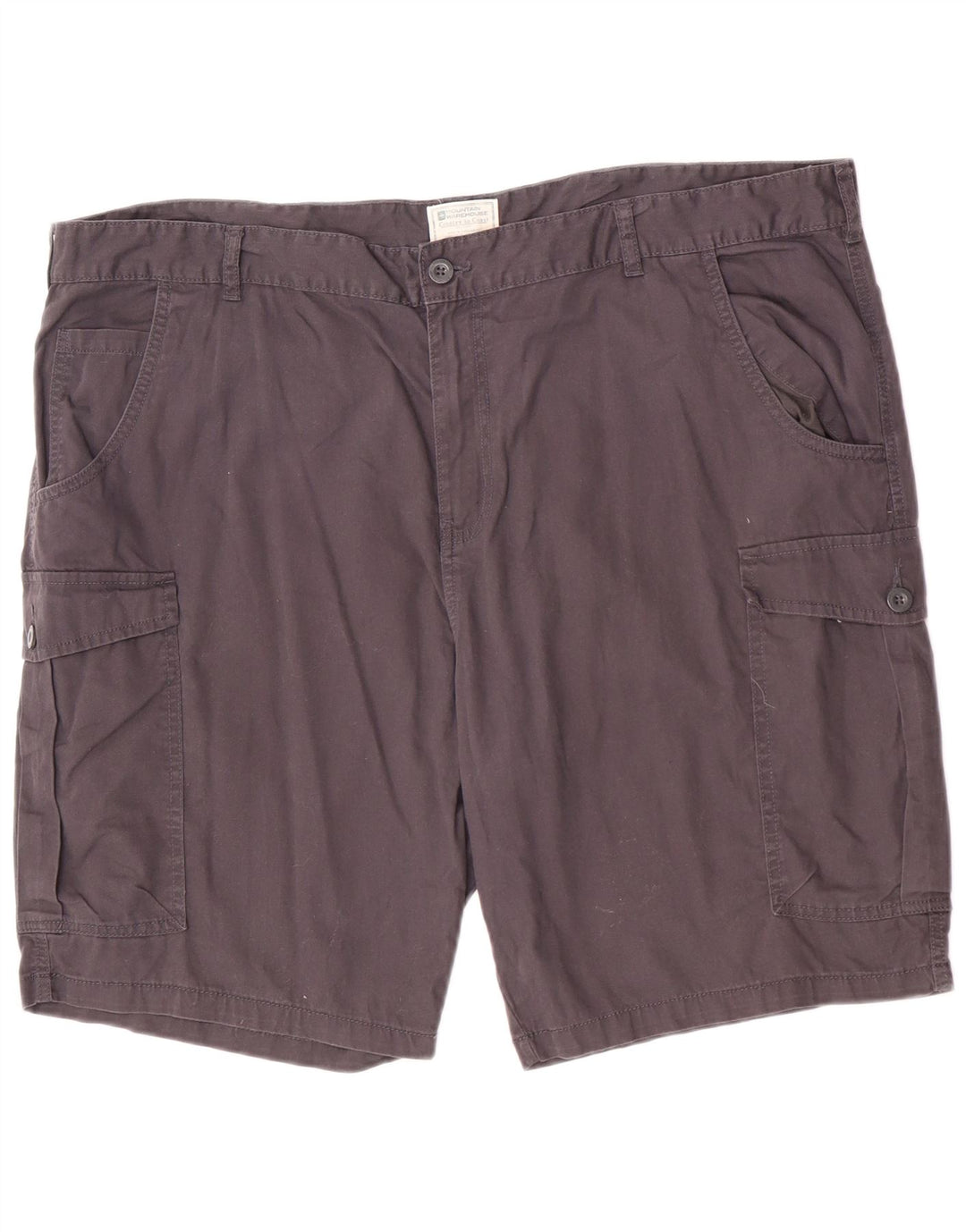Mountain Warehouse Herren-Cargoshorts W44 2XL Graue Baumwolle