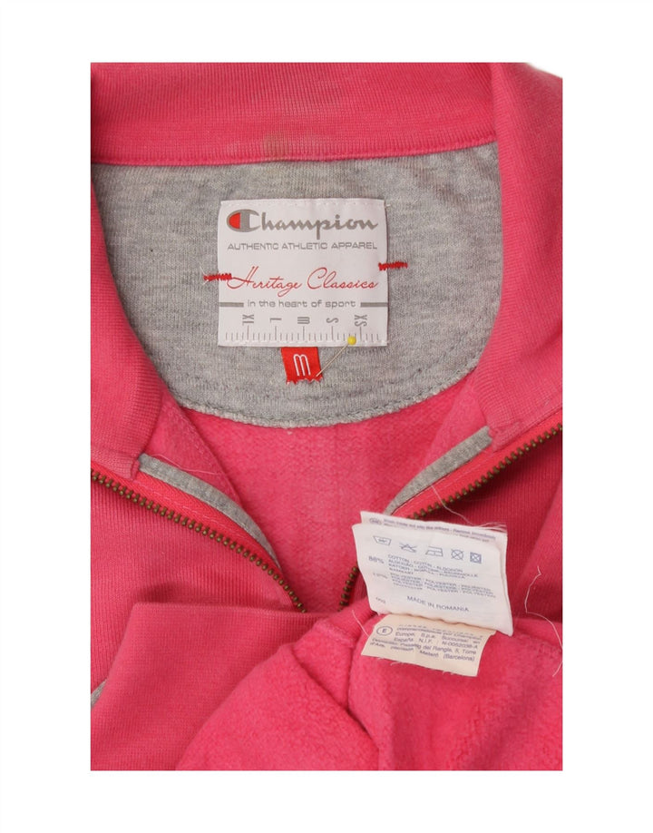 Champion Womens Heritage Classics Trainingsanzug-Oberjacke UK 14 Mittelrosa