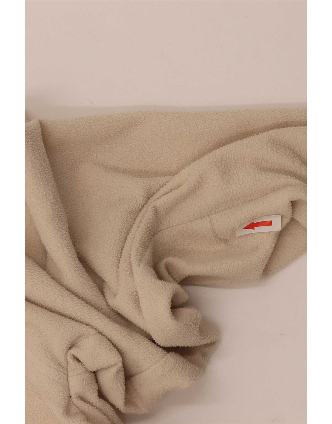 Kappa Herren-Fleecepullover mit Reißverschluss, 2XL, Beige, Polyester