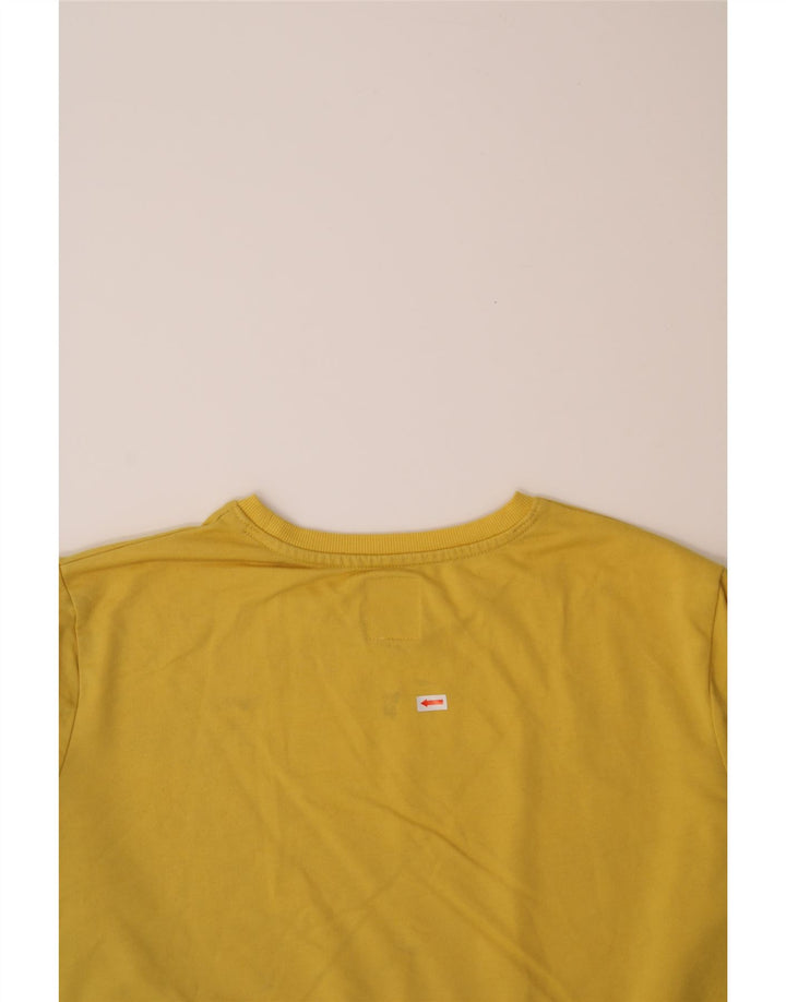 LEVI'S Girls Sweatshirt Jumper 15-16 Years Yellow Cotton Vintage Levi's and Second-Hand Levi's from Messina Hembry 