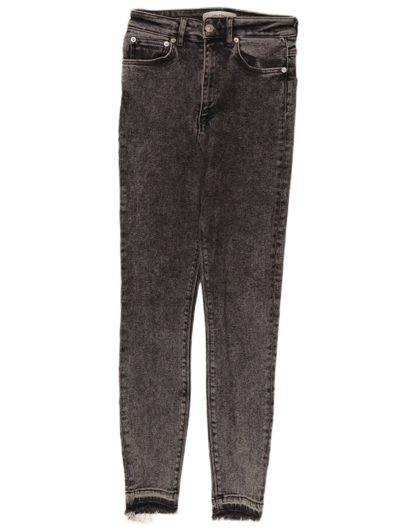 Zara Damen Skinny Jeans EU 36 XS W26 L27 Grau