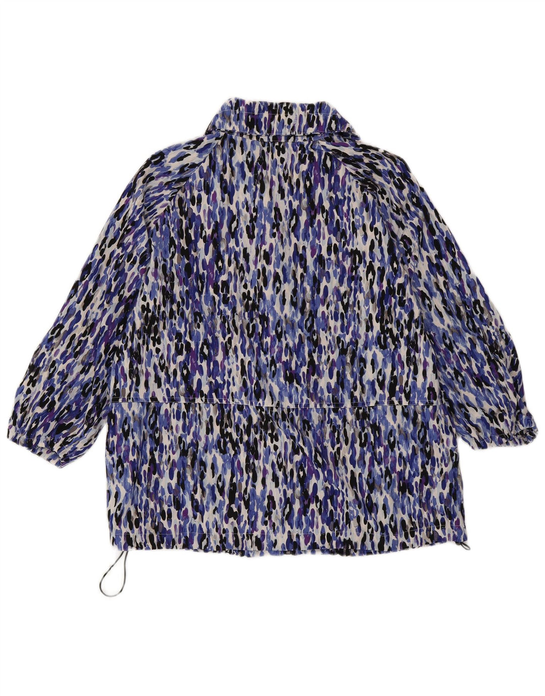 LAURA ASHLEY Damen Windjacke UK 18 XL Mehrfarbiger Tierdruck