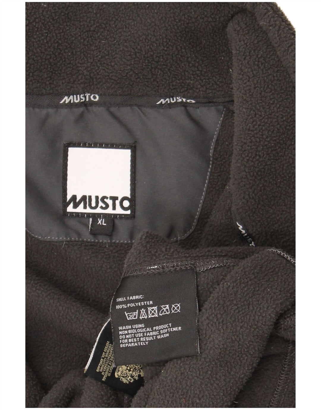 Musto Herren Fleecejacke UK 42 XL Grau Polyester