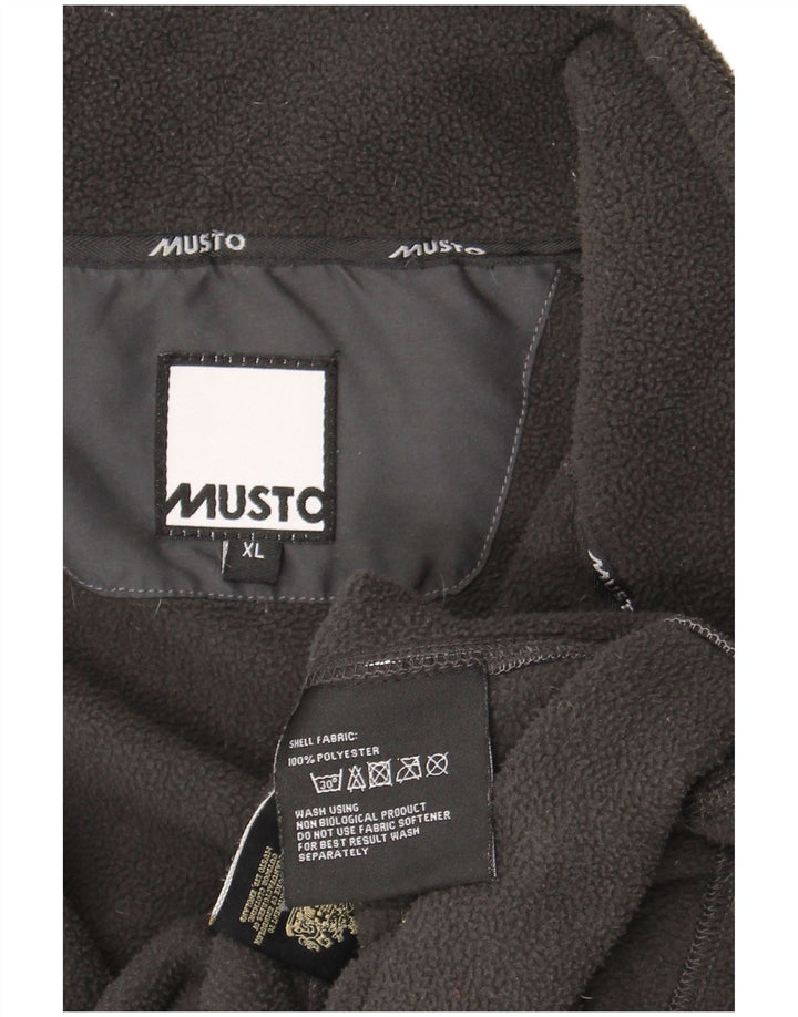 Musto Herren Fleecejacke UK 42 XL Grau Polyester