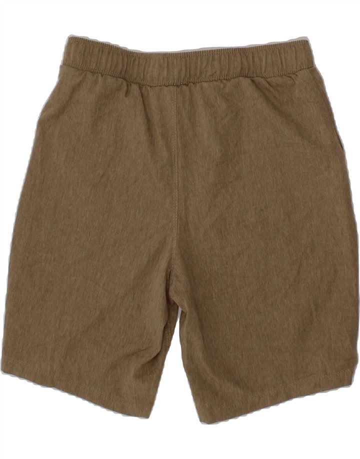 HURLEY Boys Sport Shorts 8-9 Years Small Brown Polyester Vintage Hurley and Second-Hand Hurley from Messina Hembry 