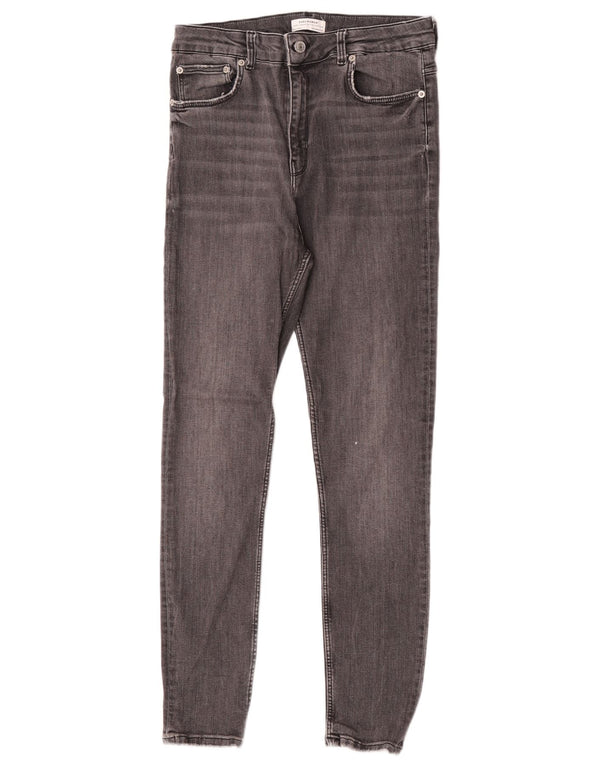 Zara Damen Skinny Jeans EU 42 Large W32 L27 Grau
