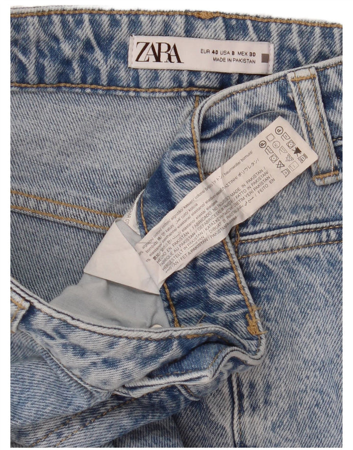 Zara Damen Slim Jeans EU 40 Medium W30 L27 Blaue Baumwolle
