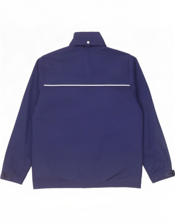 Adidas Jungen Regenjacke mit Kapuze, 13–14 Jahre, marineblaues Nylon