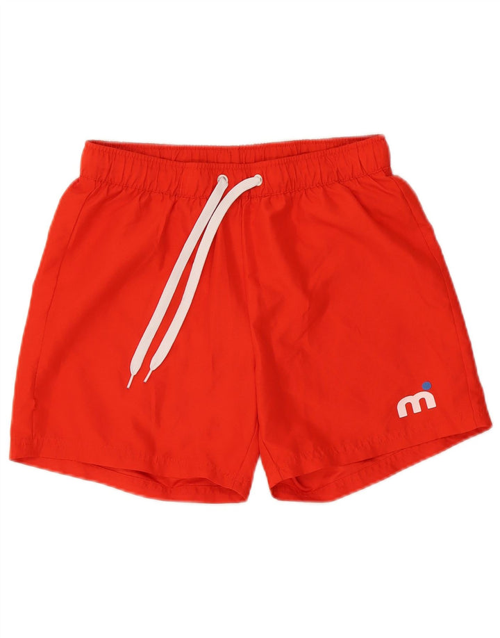 Mistral Herren-Badeshorts, klein, rot, Polyester