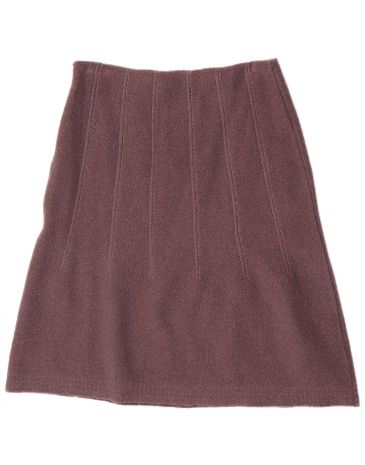 Fenn Wright Manson Damen-A-Linien-Rock, Größe L, W30, Lila, Wolle