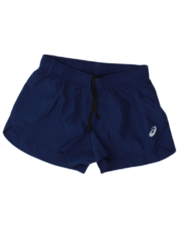 ASICS Damen Sportshorts UK 6 XS Marineblau Polyester