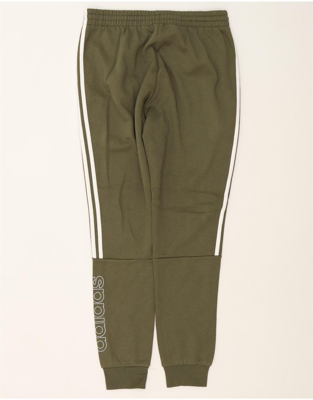 Adidas Herren-Trainingsanzug mit Grafik, Jogginghose, mittlere Khaki-Baumwolle