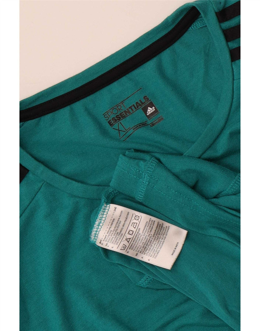 Adidas Herren Climalite T-Shirt Top XL Blau Polyester