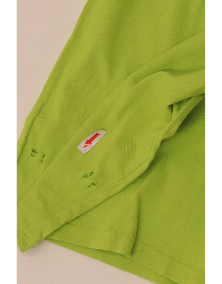 Ellesse Herren T-Shirt Top Small Grün Baumwolle