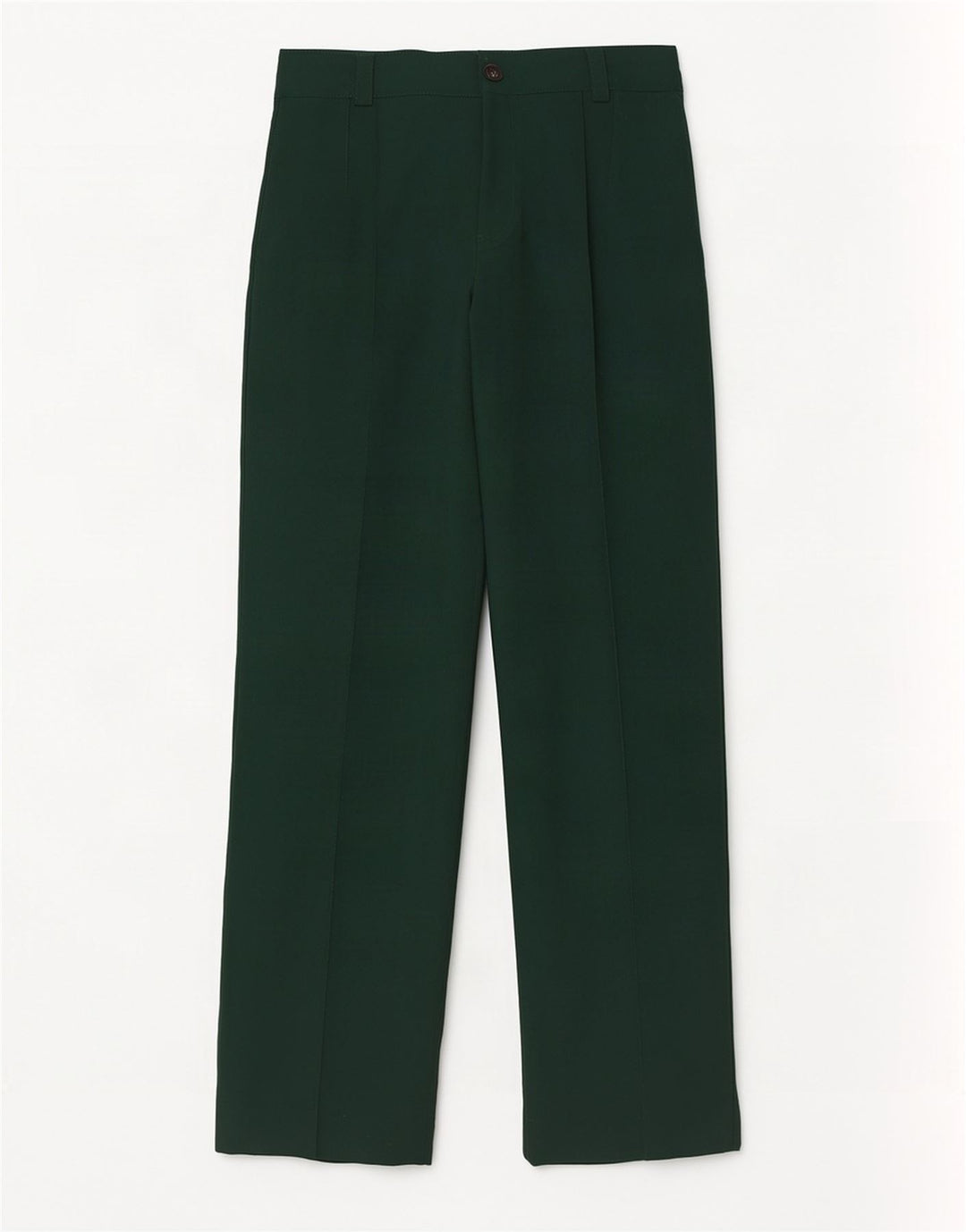 Gerade Freizeithose für Damen von Zara, mittelgroß, W28, L32, grün, Polyester