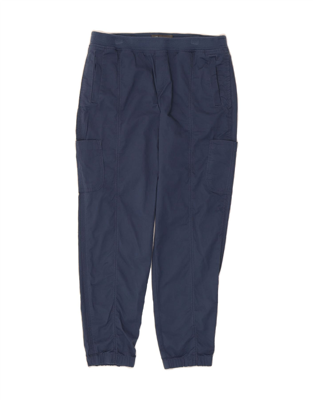EDDIE BAUER Womens Joggers Cargo Trousers US 6 Medium W30 L28  Navy Blue Vintage Eddie Bauer and Second-Hand Eddie Bauer from Messina Hembry 