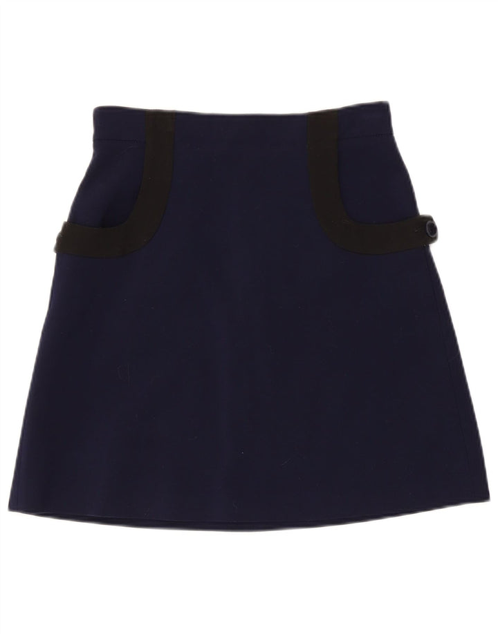 Max & Co. Damen A-Linienrock W26 Small Marineblau