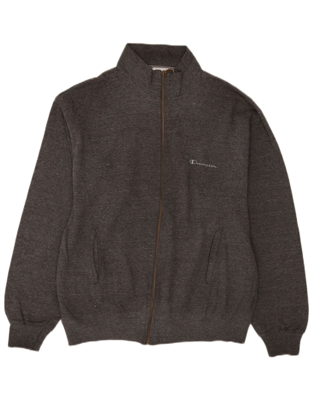 Champion Herren-Trainingsanzug-Oberteil, große, grau gesprenkelte Baumwolle