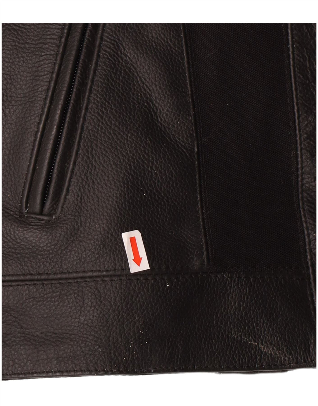 LEWIS Damen Leder Bikerjacke UK 18 XL Schwarzes Leder