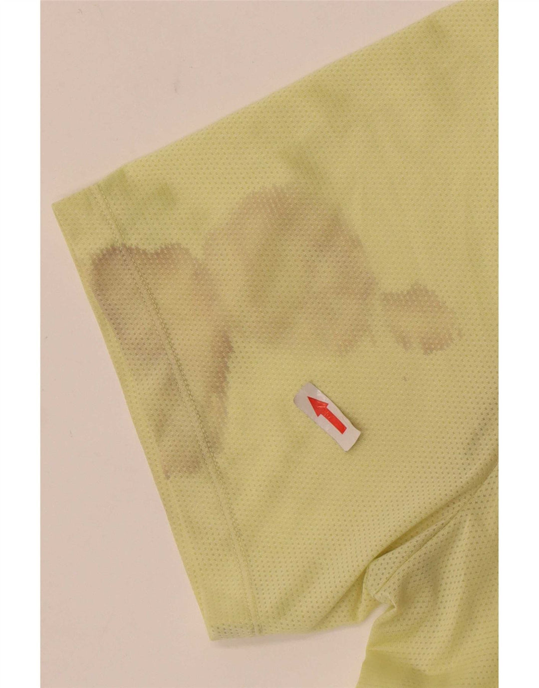Nike Herren Dri Fit Grafik-T-Shirt-Oberteil, großes gelbes Polyester