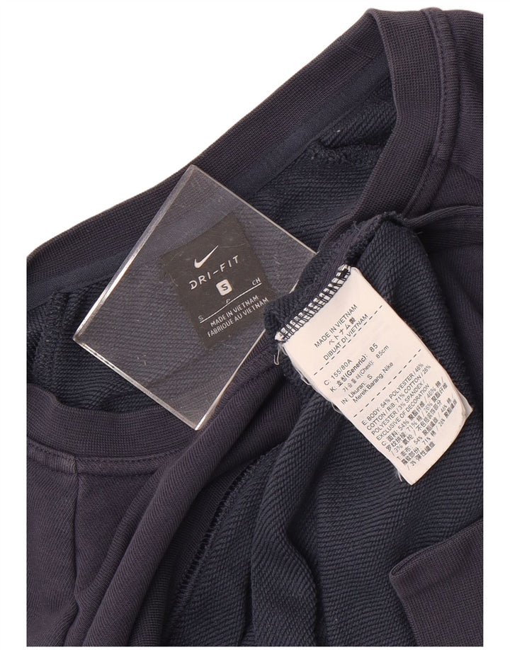 Nike Damen-Sweatshirt Dri Fit in Übergröße, Gr. 10, Marineblau