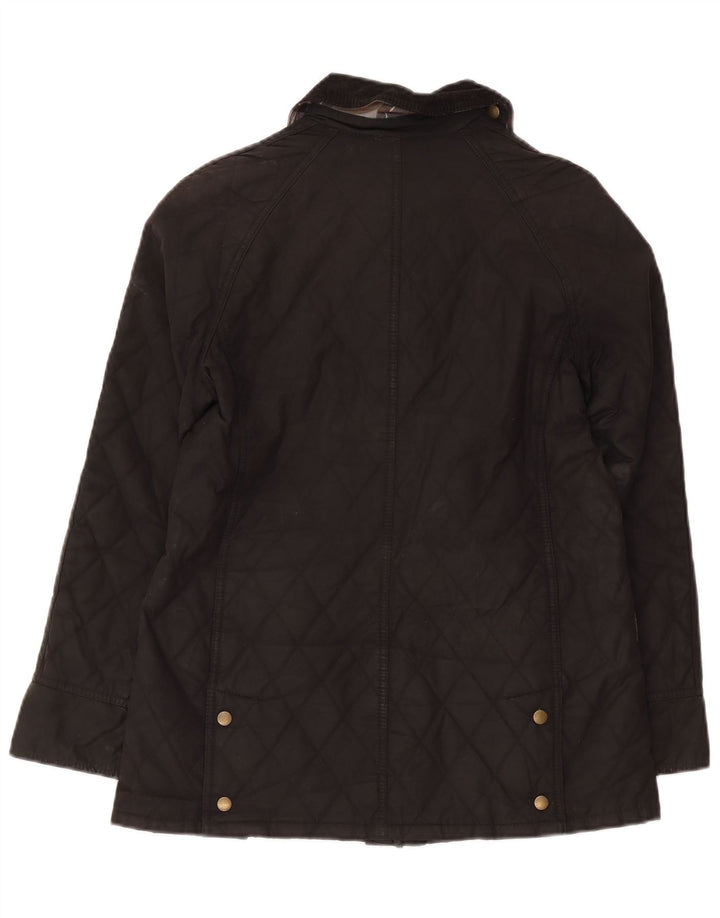 Barbour Damen Steppjacke UK 10 Small Schwarz