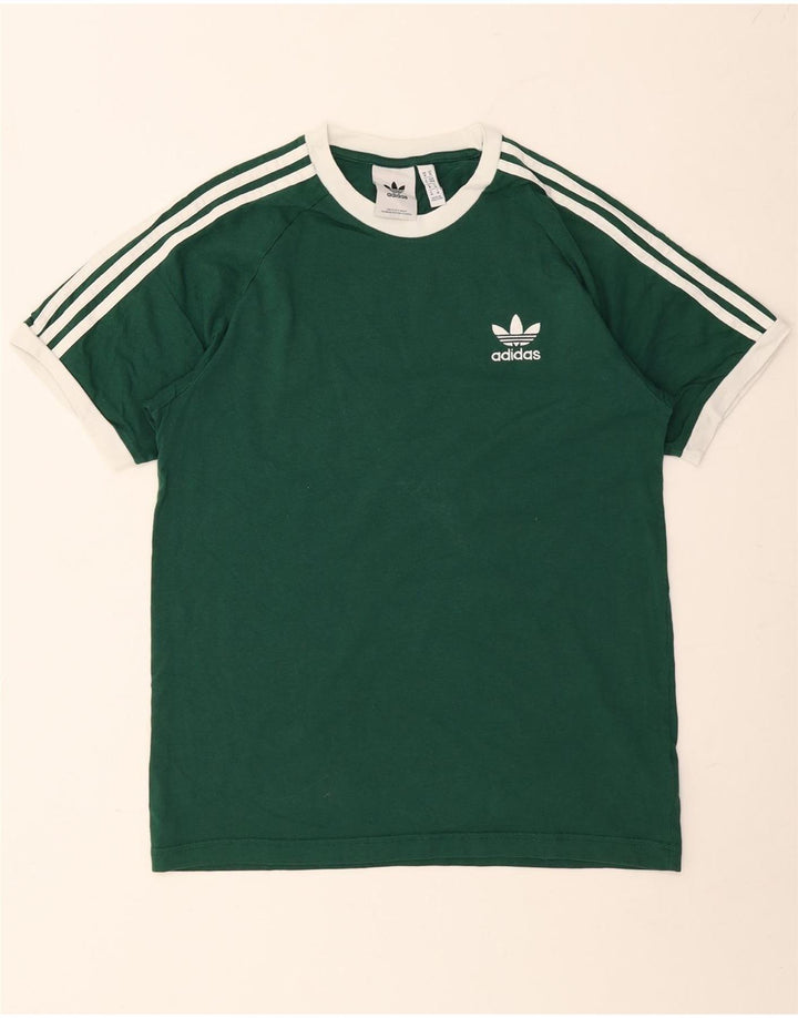 ADIDAS Herren T-Shirt Top mittelgrüne Baumwolle