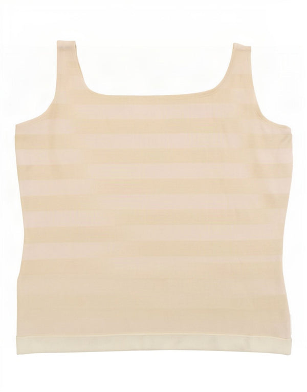Marina Yachting Damen Crop Cami Top UK 18 XL Gelb gestreift