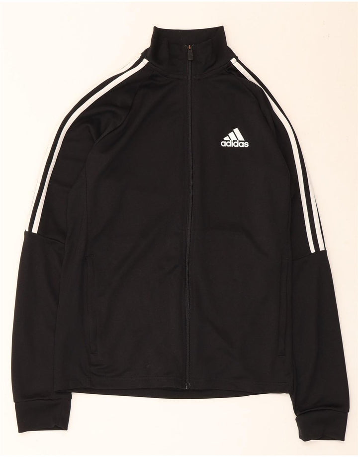 Adidas Herren Aeroready Trainingsanzug Top Jacke UK 38/40 Medium Schwarz Polyester