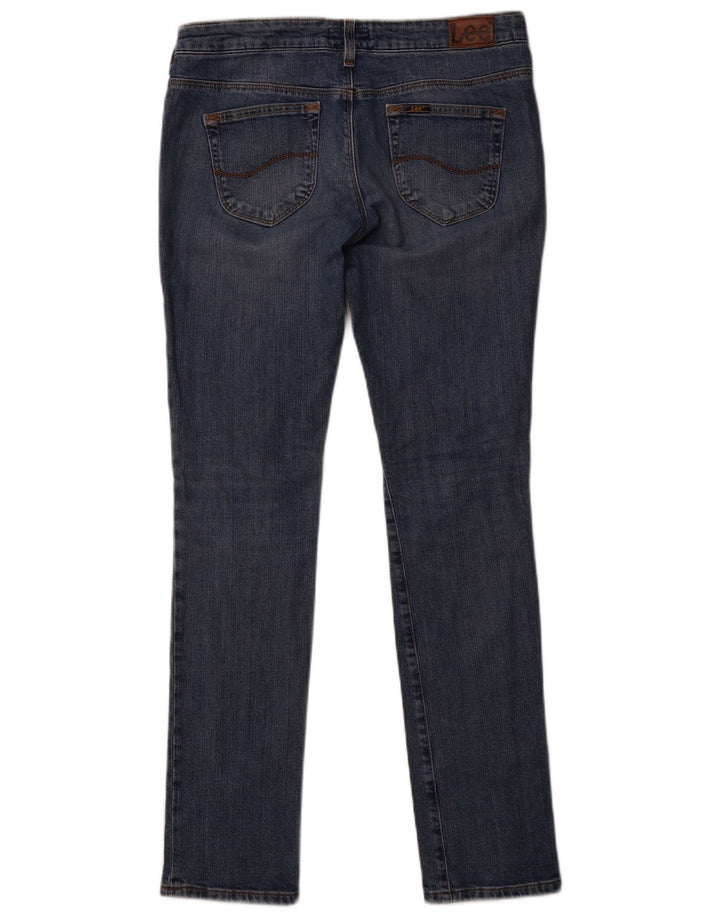 Lee Damen Norma Slim Jeans W32 L33 Blaue Baumwolle