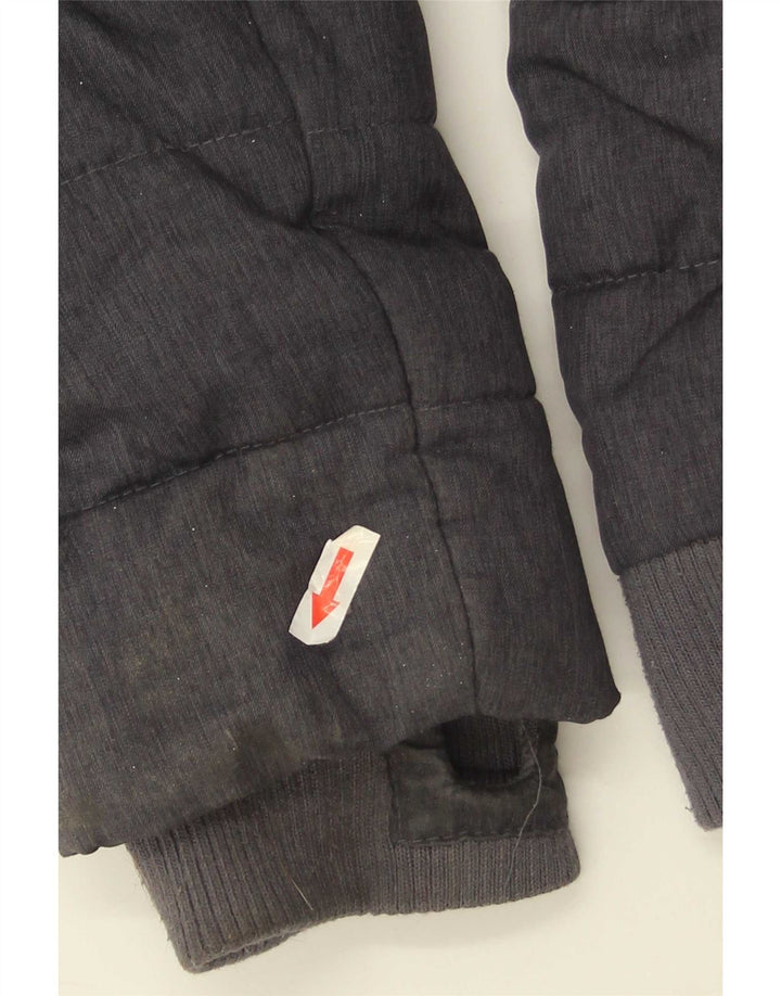 Superdry Wattierte Jacke mit Kapuze für Damen UK 12 Medium Marineblau Polyester