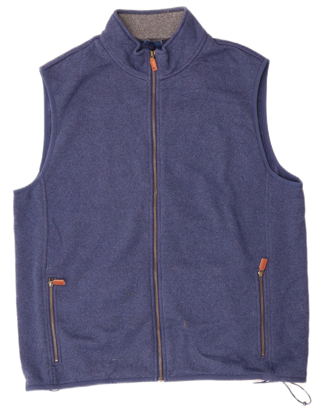 Vineyard Vines Herren-Trainingsanzug, ärmellos, Jacke, XL, blau meliert, Preppy