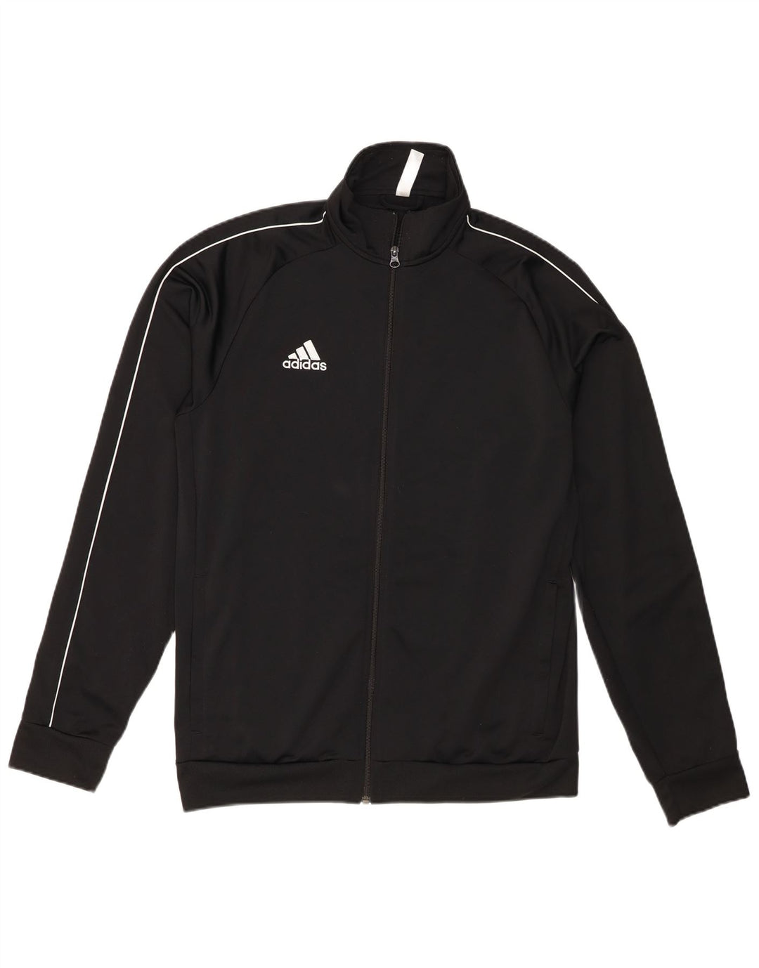 Adidas Herren-Trainingsanzug-Top-Jacke, großes schwarzes Polyester