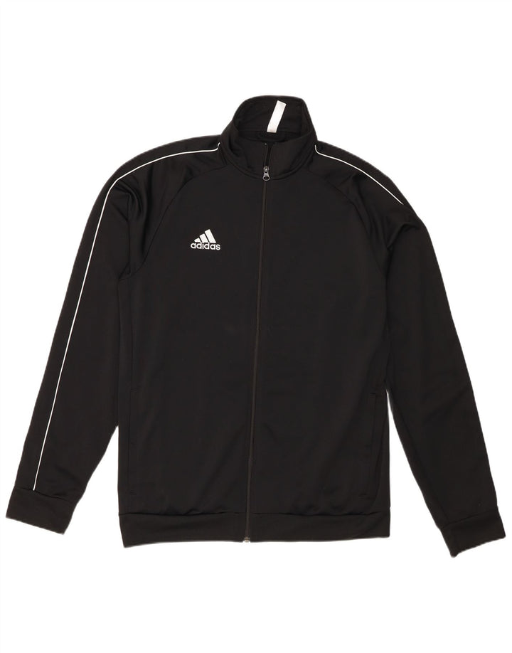 Adidas Herren-Trainingsanzug-Top-Jacke, großes schwarzes Polyester