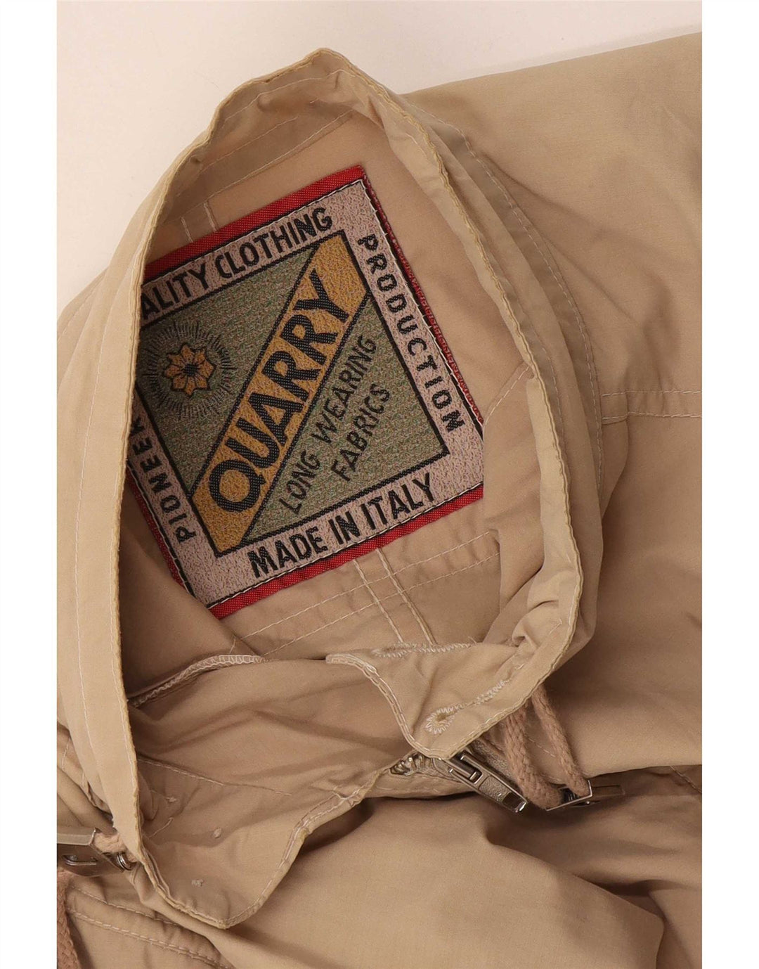 Quarry Herren-Utility-Jacke UK 42 XL Beige